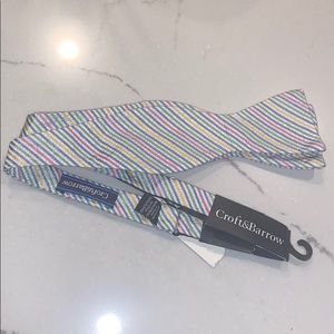 NWT Stripe Bow Tie